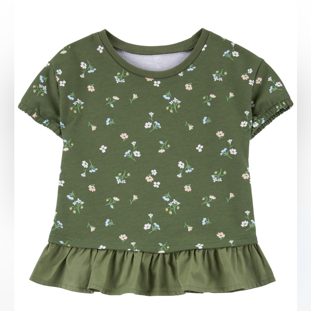 Floral Peplum Top